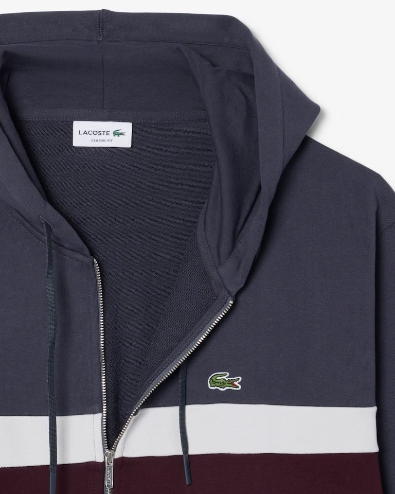 Felpa Lacoste full zip Ref. SH2749-00 - immagine 5
